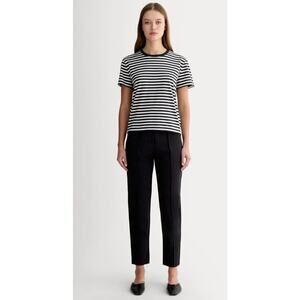 Everlane Women The Dream Black Pleated  Pants Trousers Sz 2 Classic Careercore